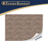 3 Sheets Self-Adhesive Wall Cladding for Dollhouse 1:12 Scale (Brown Bricks)...