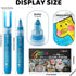 ZSCM 12 Colors Acrylic Glitter Markers Paint Pens, Rock Painting Pens Markers Metallic Art Marker for Kids Adults Card Making Painting Glass Ceram...