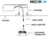 NICOR Lighting 2 inch LED Retrofit Downlight in White, 3000K (DLR2-10-120-3K-WH)...