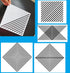 Reusable Wall Stencil Set of 9 8x8inch Tile Templates Classical Pattern Painting Template for DIY Decor, Painting on Wood, Airbrush, Rocks and Wal...