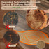 Silicone Bread Sling for Dutch Oven, 2pcs Round Thicker Non-Stick & Easy Clean Reusable Sourdough Baking Mat with Long Handle for Transfer Dough, ...