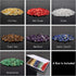 456 PCs Natural Chip Stone Beads, 5-8mm Irregular Multicolor Gemstones Loose Crystal Healing Chakra Rocks with Hole for Jewelry Making DIY Crafts...