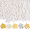4500pcs White Clay Beads Kit for Bracelet Making Including 6mm Flat Polymer Clay Heishi Beads and Gold Bead Pearls Spacers Letter Beads for Jewelr...