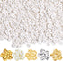 4500pcs White Clay Beads Kit for Bracelet Making Including 6mm Flat Polymer Clay Heishi Beads and Gold Bead Pearls Spacers Letter Beads for Jewelr...