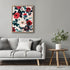 Posterizer 1 pcs-vibrant red and white flowers for chic decor-Floral & Botanical Art-Abstract & Modern Art-Decor for Home & Office- UNFRAMED Wall ...
