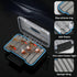 Goture 3Pcs Fly Fishing Box Double Sided Waterproof Tackle Case Flies Storage(Sponge Insert-4.25 * 3.07 * 1.26in)...