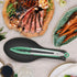 LIANYU Black Spoon Rest for Kitchen Counter Stove Top, Stainless Steel Spatula Ladle Spoon Utensil Holder, Dishwasher Safe...
