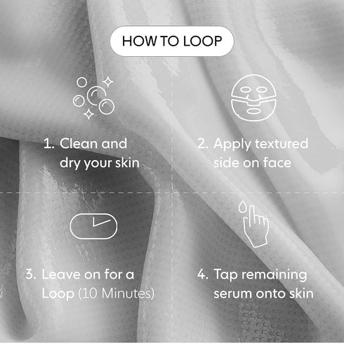 LOOPS DREAM SLEEP - Nighttime Slugging Hydrogel Facial Mask - Leaves Skin Toned, Plump, and Hydrated, and Restored - Layers Skin with Natural Oils...