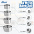 EHOMEA2Z Stainless Steel Measuring Cups Set 4Pc Metal Culinary Couture For Dry Liquid Kitchen Gadgets (1, 4-Piece Set)...