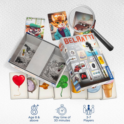 Thames & Kosmos Belratti | Party Game | Family Game | 3-7 Players | Ages 8+ | Picture Game...