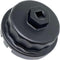 Toyota Oil Filter Wrench, 64mm, 14 Flute, 2.5-5.7L Engine, Black Aluminum...