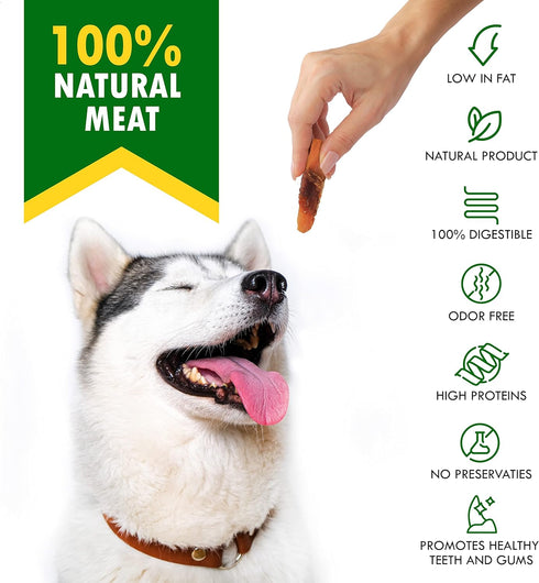 Dog Sweet Potato Wrapped with Chicken & Pet Natural Chew Treats - Grain Free Meat & Human Grade Dried Snacks in Bulk - Best Twists for Training Sm...