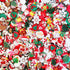 50 Pcs Christmas Theme Slime Charms Easter DIY Craft Making Resin Jewery Making Kit, Resin Flatback Slime Beads Making Supplies for DIY Scrapbooki...