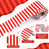 65 Feet Scalloped Bulletin Board Border Self Stick Classroom Striped Borders Wavy Line Border for Bulletin Cork Board Desk Classroom Christmas Par...