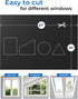 50"x57" Portable Blackout Curtains, Blinds for Windows with Hook & Loop Tapes, 100% Blackout Window Shades, Curtains Easy to Cut Fit for Bedroom, ...