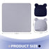 2 Sets Newborn Infant Swaddle Hat Infant Bear Ear Beanie Baby Receiving Blankets Newborn Swaddle Wrap Hospital Receiving Blankets for 0-6 Mouths U...