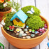 Fairy Garden Accessories, Fairies Welcome Garden Kit, 48pcs Miniature Fairy Garden Ornament for Christmas Decoration Fairy Garden Potted Plant Des...