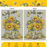 Sunflower Garden Flag, Solar LED Welcome Flags Banner 12x18 Double Sided, Farmhouse Flower Burlap Lighted Lights Yard Flag, Holiday Spring Vertica...