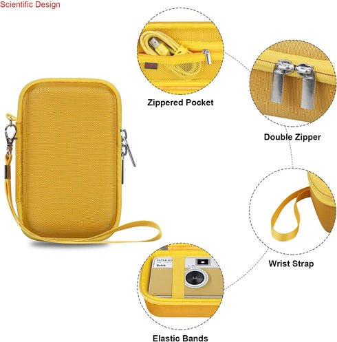 Carrying Case for KODAK EKTAR H35 Half Frame/KODAK EKTAR H35N Half Frame/Kodak M35 / M38 / Ultra F9 Film Camera, Camera Travel Storage Cover Bag, ...