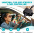 Universal Car Amplifier RCA Level Controller, Car Audio Bass Control Knob, Sub Amp Volume Control Cable for Car, Motorcycle, Speakers, Home Theate...