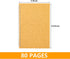 8.65 x 5.9 Inch 1 Pack College Ruled Notebook, Soft Brown Cover Spiral Notebook, Memo Notepad Sketchbook, Students Office Business Diary Spiral Bo...