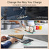 15W Fast Wireless Charger Pad Foldable 3 in 1 Travel Wireless Charging Station Kick for Samsung Galaxy S24 S23 FE S22 S21 S20/Note20/Z Flip Fold 6...