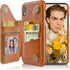 LOHASIC Wallet Case for iPhone XR, 5 Card Holder Phone Cover to Men Women, Vintage PU Leather Credit Slot, Magnetic Clasp Kickstand Flip Folio Por...