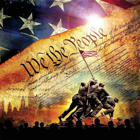 SUNSOUT INC - The Constitution - 1000 pc Jigsaw Puzzle by Artist: Evie Cook - Finished Size 26" x 26" Americana - MPN# 51793...