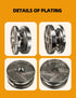 Replacement Heavy Duty Cam Wheel Locks Compatible with IKEA 115349 as Bed Frame Parts for MALM, SONGESAND, BRIMNES & More (1, 25mm)...