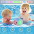 Toddla Whale Bath Toy Sprinkler - Bath Toys for Toddlers 1-3 - Light Up Water Whale Bath Toy - Bathtub Toys for Infants 6-12 Months Toddlers Age 2...