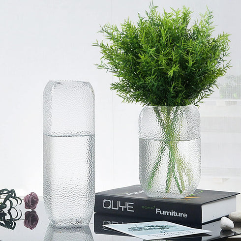 Artificial Plants Flowers Grass Shrubs 8 Pack No Fade Faux Plastic Flowers Outdoor for Farmhouse Garden Porch Patio Indoor Wedding Decoration Gree...