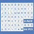 Letter Stencils Numbers for Painting Reusable: 6 Inch Large Plastic Spray Paint Lettering Alphabet Templates for Wood, Wall 64pcs...