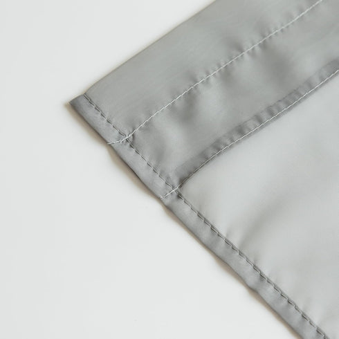 Aquazolax Thin Sheer French Door Curtain Panel Elegant Solid Voile Curtain 54x40 Inches Glass Door Drapery and Drape with Tieback - 1 Panel, Grey...