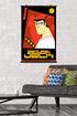 Trends International Samurai Jack - Red Wall Poster, 34L x 22.4W, Premium Poster & Clip Bundle...
