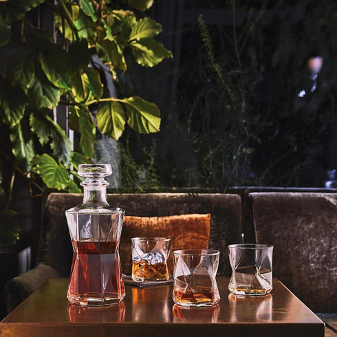 Bormioli Rocco Cassiopea Double Old Fashioned Glass, Set of 4...