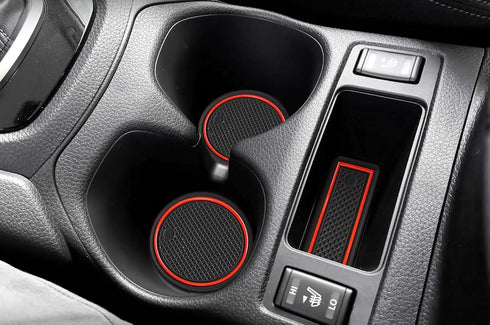 Auovo Anti Dust Mats for Rogue Accessories 2020 2019 2018 2017.5 2017 2016 2015 2014 Custom Fit Door Compartment Liners Car Cup Holder Insert Cent...