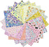 200PCS 4 x 4 inch Floral 100% Cotton Fat Quarters Fabric for Sewing and Quilting Bundles Precut Fabric Square for DIY Craft Patchwork...