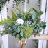 Supla 3 Pcs Realistic Eucalyptus Leaves Bushes Artificial Greenery Stems Faux Eucalyptus Branches in Grey Green 14.6" Tall for Vase Bouquets Wreat...