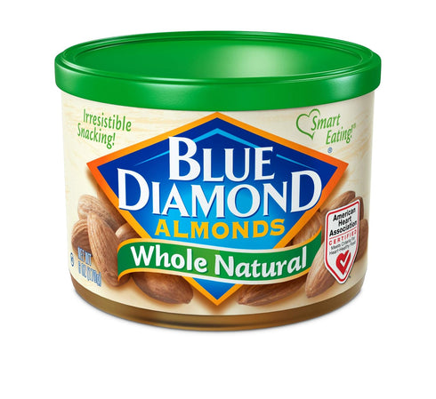 Blue Diamond Almonds, Raw Whole Natural, 6 Ounce (Pack of 1)...