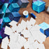Paper Piecing for Quilting DIY Patchwork Sewing Crafts 300Pcs Paper Piecing Quilting Templates Quilting Patchwork Sewing Pattern Papers Quilting C...