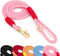 5FT Baby Pink Marine Dog Leash - Durable Brass Hook, Indestructible Braided Rope, Ideal for Puppies, Small, Medium, Large Dogs...