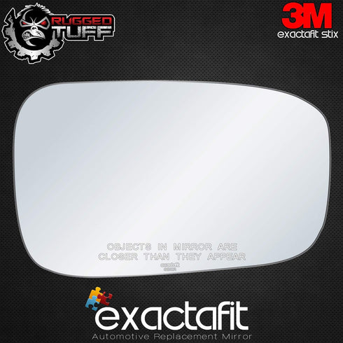 exactafit 8810R Passenger Side Mirror Glass Replacement Repair Compatible With 2003 2004 2005 2006 2007 Honda Accord...
