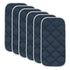 Sunny zzzZZ 6 Pack Baby Waterproof Changing Pad Liners - Quilted Thicker Ultra Soft Changing Table Cover Liners - Durable & Easy to Clean - Navy B...