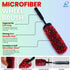 Premium Microfiber Wheel Cleaner Brush | Soft Non-Metallic Rim Cleaner Brush with Ergonomic Handle | Durable Wheel Brush for Cleaning Rims & Wheel...
