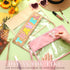 3 Pcs Preppy Makeup Bag Clear Zipper Pouches for Travel Clear PVC Flat Pouch Nylon Clear Makeup Bags Cosmetic Travel Clear Toiletry Bags Clear Mak...
