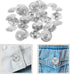 MILISTEN 30pcs Round Metal Hollow Out Button Coat Buttons Flat Buttons Jacket Button Trousers Buttons Sewing Buttons Silver 20mm...
