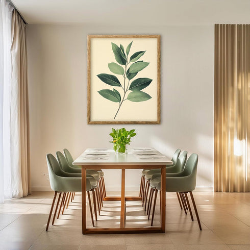 Posterizer 1 pcs-plant leaves-Chic art for plant lovers 11-Floral & Botanical Art-Workplace & Office Art-Living Room Bedroom Decor- unframed wall ...