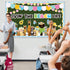 Summer Dog Bulletin Board Decorations Hawaiian Dog Theme Classroom Back to School Bulletin Board Border Set Cute Puppy Pet Dog Paw Paper Cutouts f...
