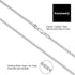 Kooljewelry Sterling Silver Cage Link Anklet (2 mm, 10 inch)...
