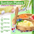 NutriChef Round Bamboo Baby Plate, Star Plate...